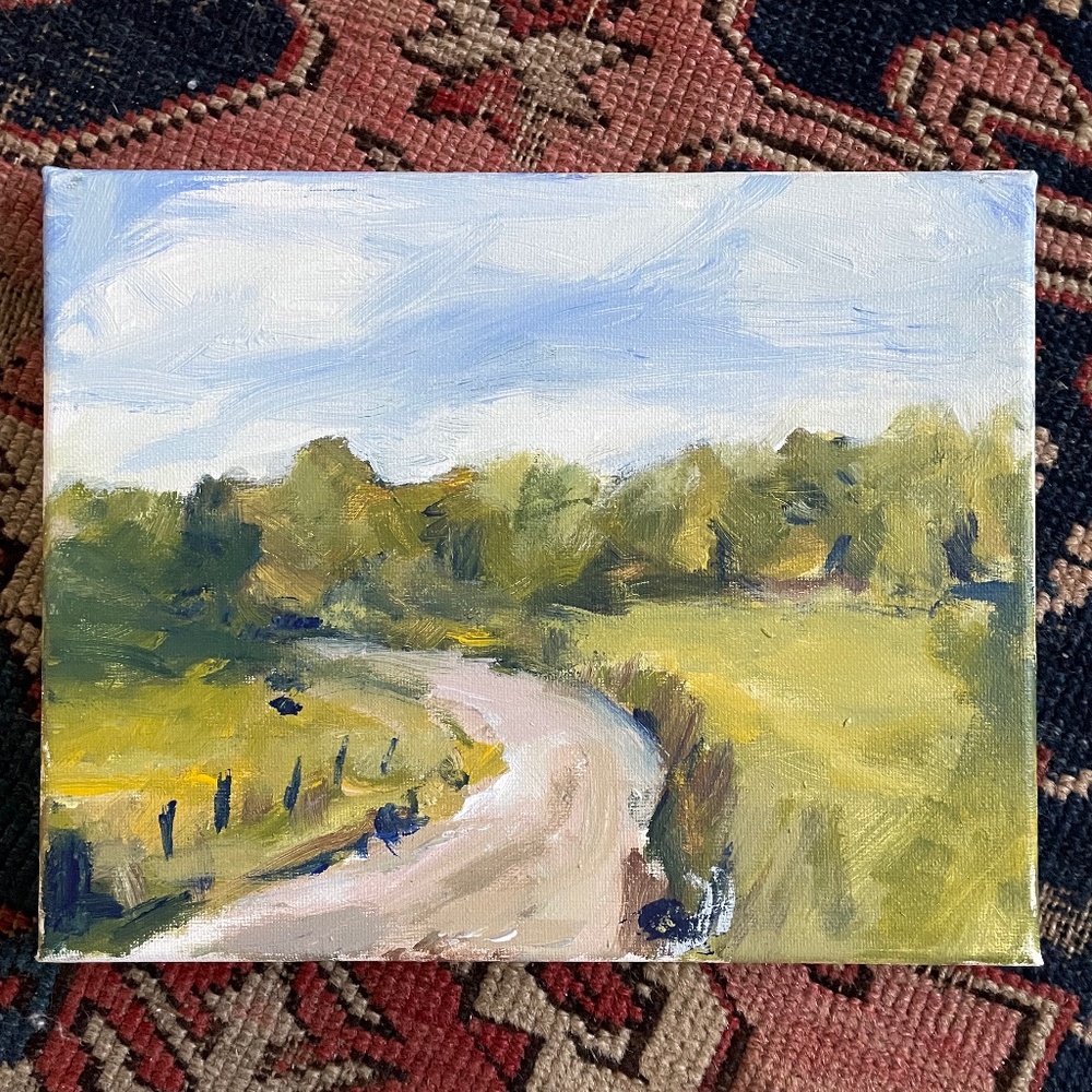 8x10 Acrylic Landscape Painting